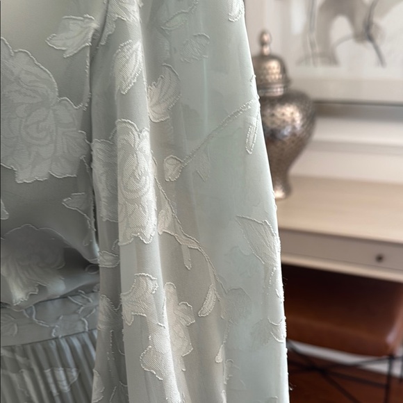 Club Monaco Pleated Printed Dress - Picture 3 of 5